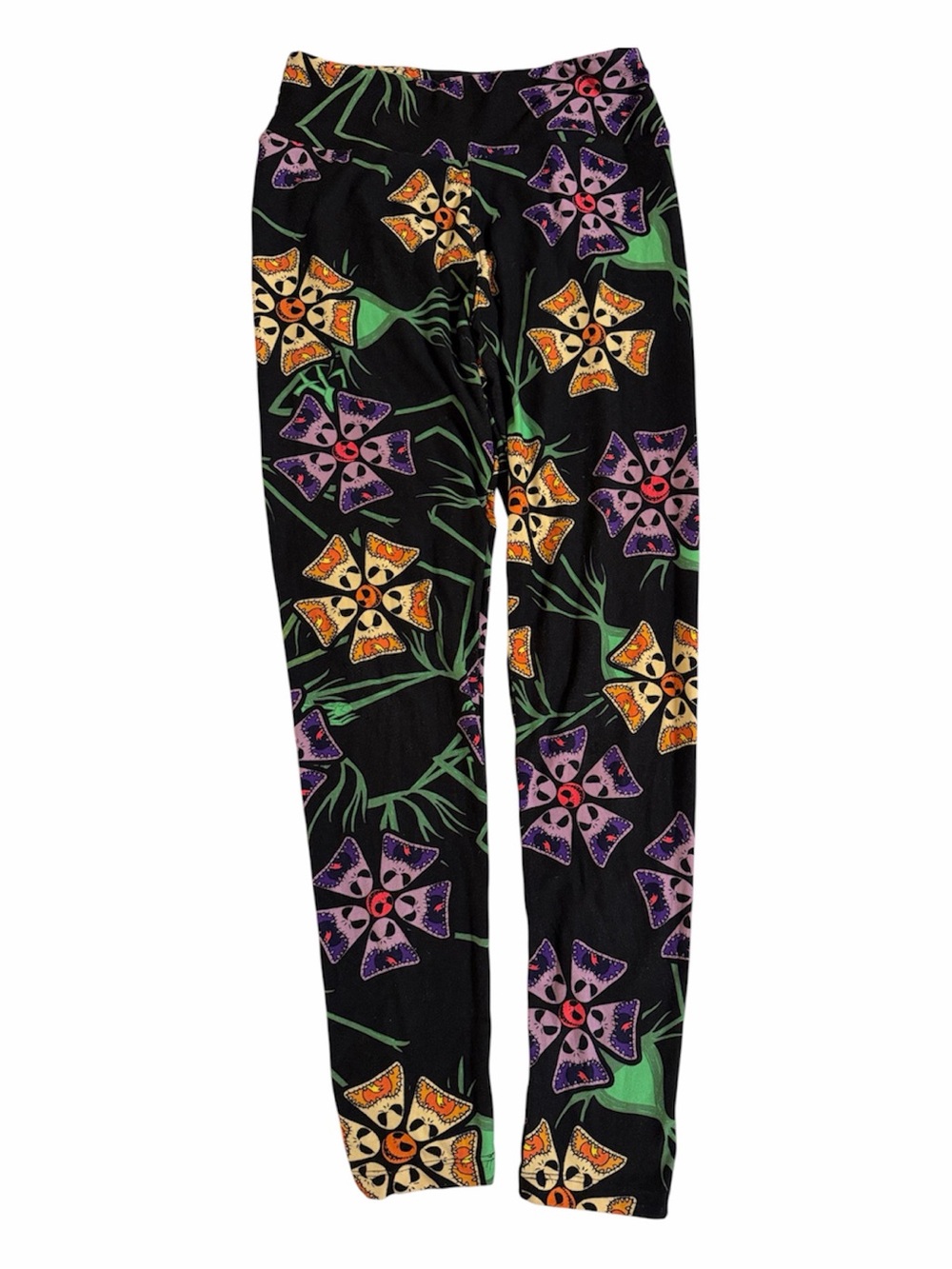 RARE Lularoe OS Disney The Nightmare Before Christmas Print Leggings Jack Faces